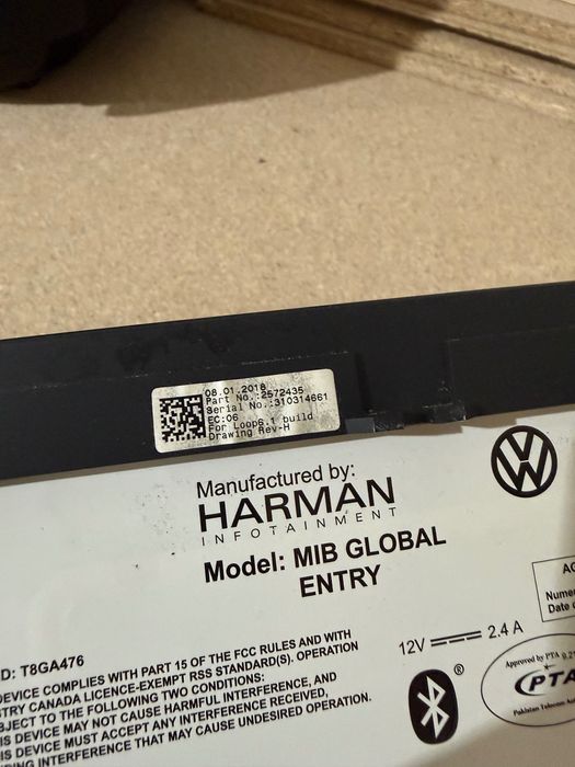 Radio CD MIB Global Volkswagen Transporter