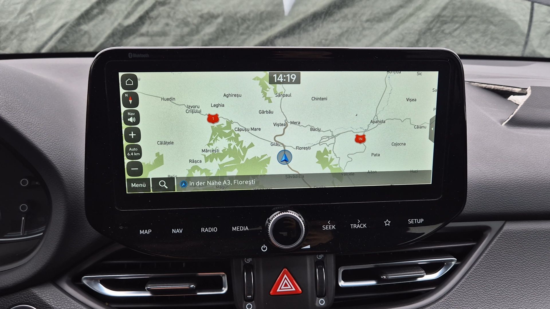 Bord ceasuri navigatie hyundai i30 facelift n-Line 2022 2023 led t-gdi