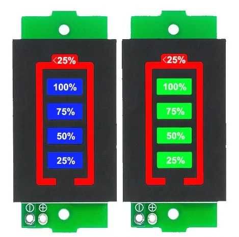 Индикатор емкости LiPo Li-ion аккумуляторов из 1-8 ячеек