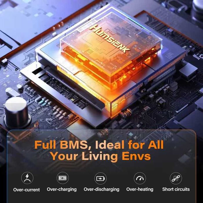 Продавам нова литиева батерия HumsiENK 12V 100Ah LiFePO4