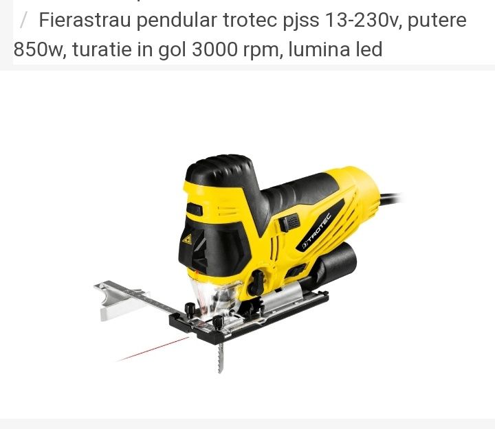 Fierastrau pendular TROTEC