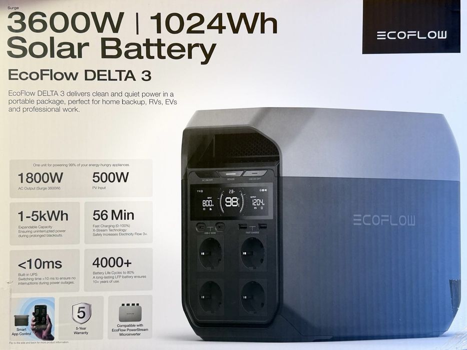 Statie de incarcare portabila EcoFlow Delta 3