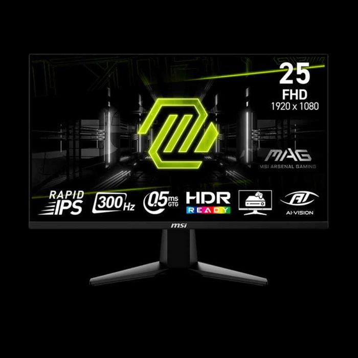 24.5" Монитор MSI MAG 255XF 300hz IPS черный