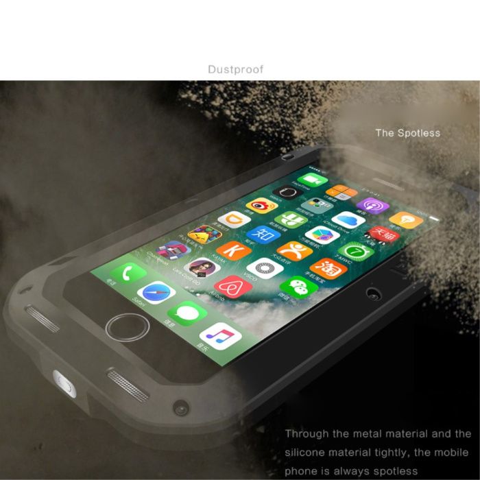 Husa Antisoc Aluminiu 360 iPhone SE 2022 11 PRO Max 12 mini 13 14 Plus