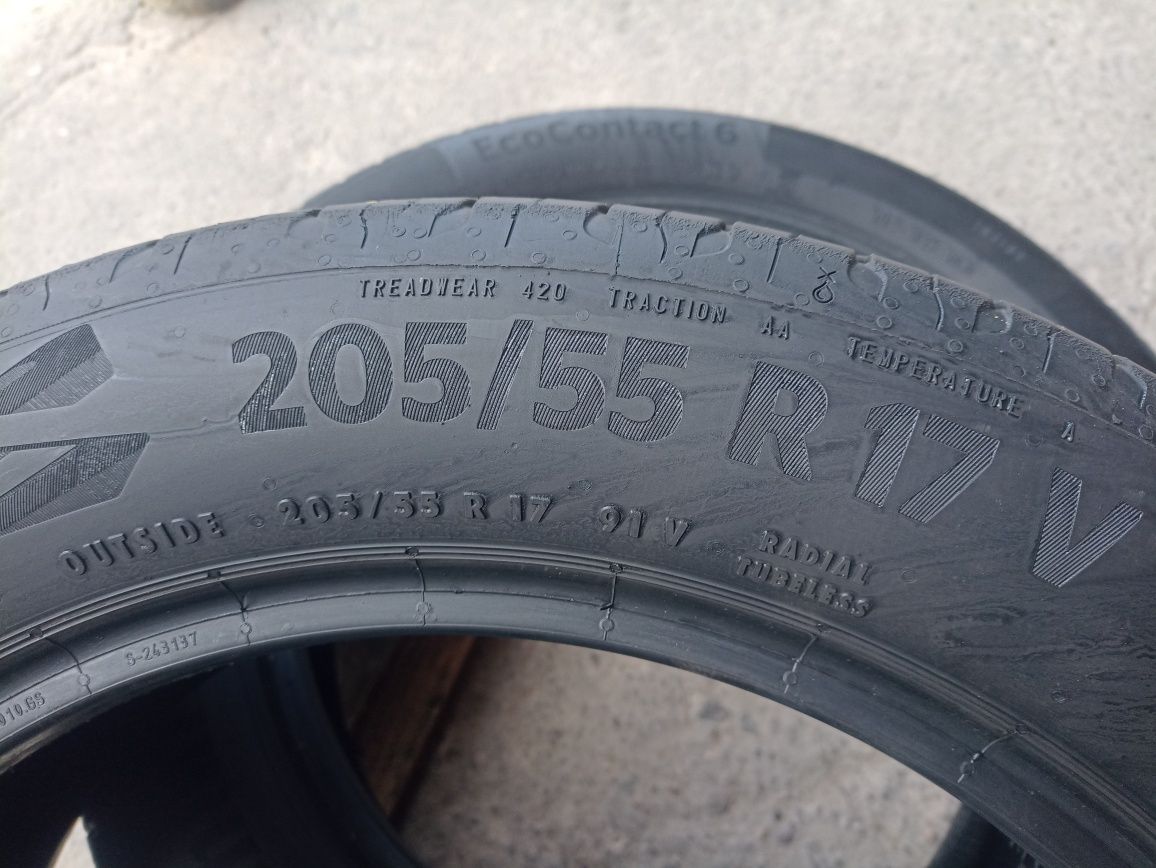 4 anvelope Continental 205/55 R17 dot 3019
