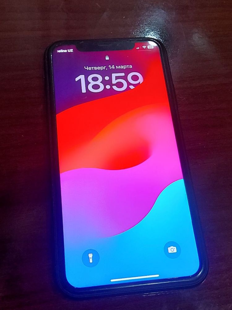 Iphone xr 64 gb ideal mokri qora rang