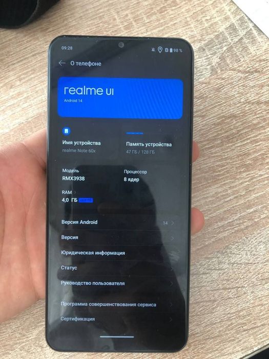 Realme Note 60 x