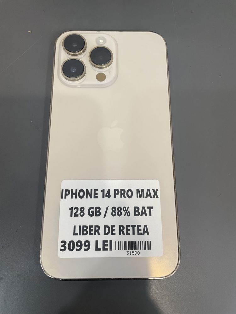 IPhone 14 Pro Max 128 Gb 88% Baterie Garantie #31598