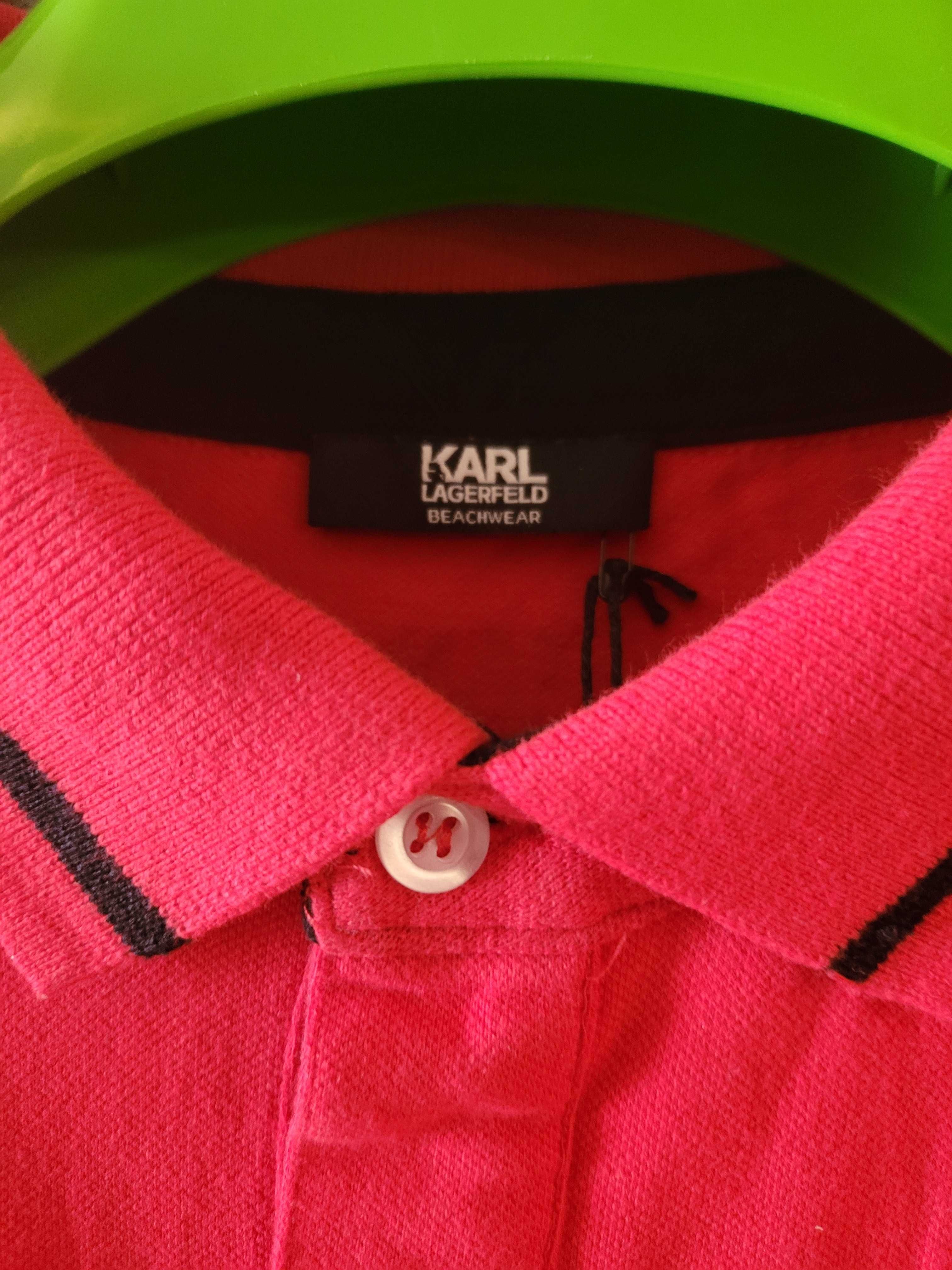 Мъжка поло тениска Karl Lagerfeld - XL / Нова / 100% Оригинална