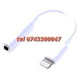 Cablu Adaptor Jack Audio 35mm I Phone 7  7 Plus  8  8 Plus X