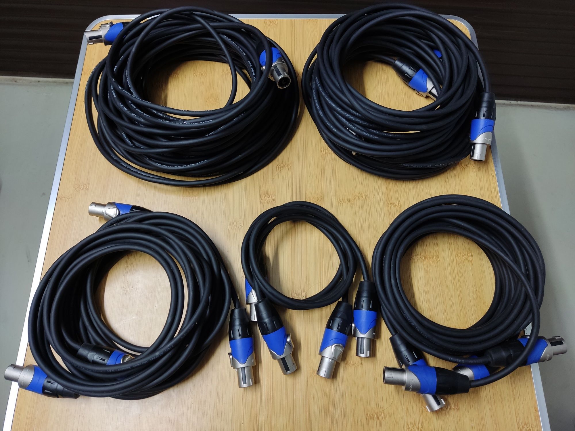 Cabluri profesionale boxe spekon coaxial 4mm - cu mufe Amphenol