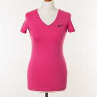 NIKE Pro Страхотна дамска розова тениска размер S
