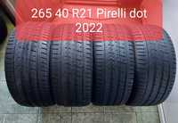 4 anvelope 265/40 R21 Pirelli dot 2022 / 2018