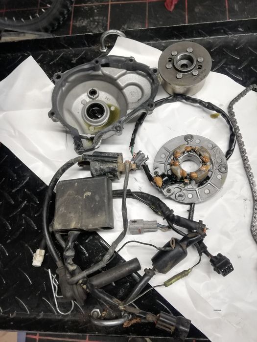 Yamaha yz 426 f  wr 400 yz 450 f на части