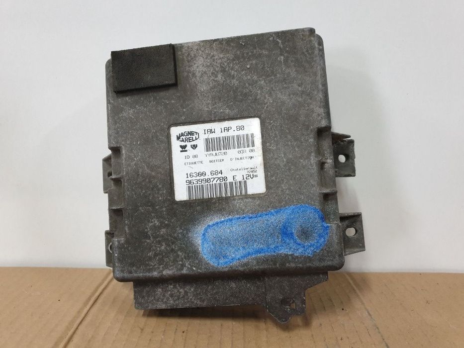 Calculator motor PEUGEOT 206 Hatchback 2A/C 1998 - > 1.1 1.1 HFY (TU1JP) Magneti Marelli 16300.684 9639907780E