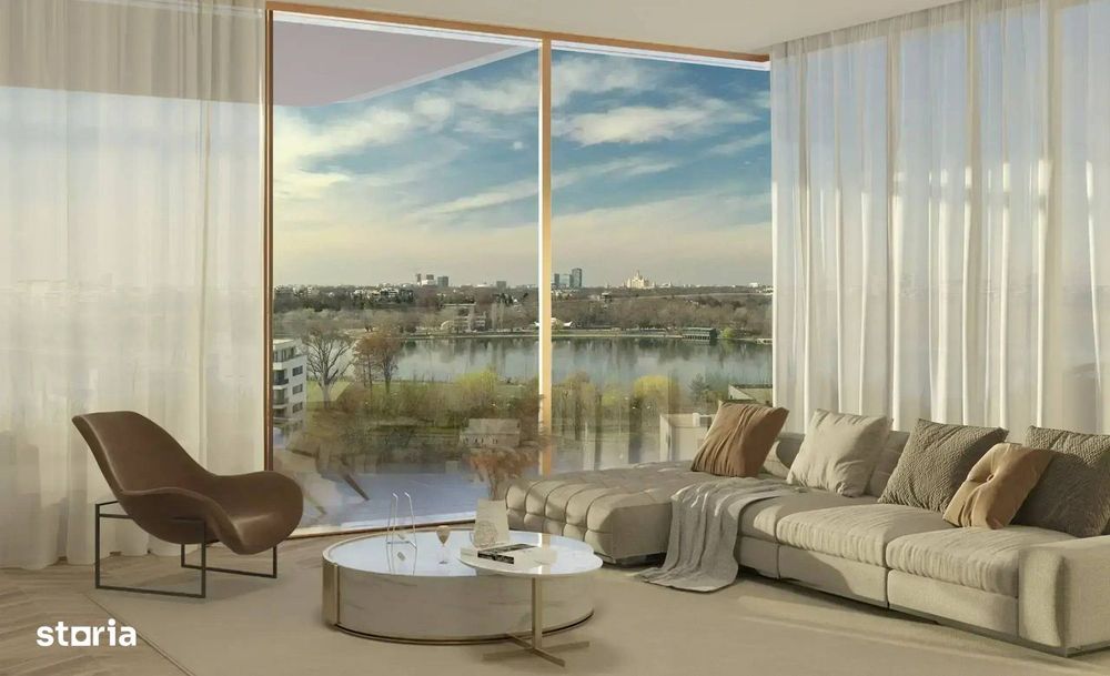 Apartament cu 3 Camere - Vedere Lac | Bucureștii Noi | Străulești
