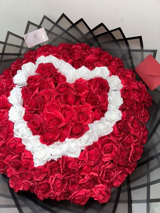 Букет 101 вечни рози