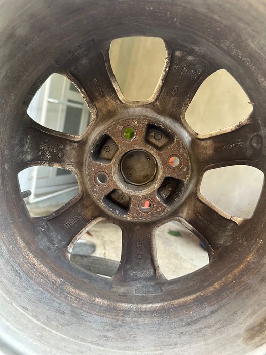 Vând set jante aliaj + cauciucuri iarnă Opel Astra 195/65/R15 DOT 2624