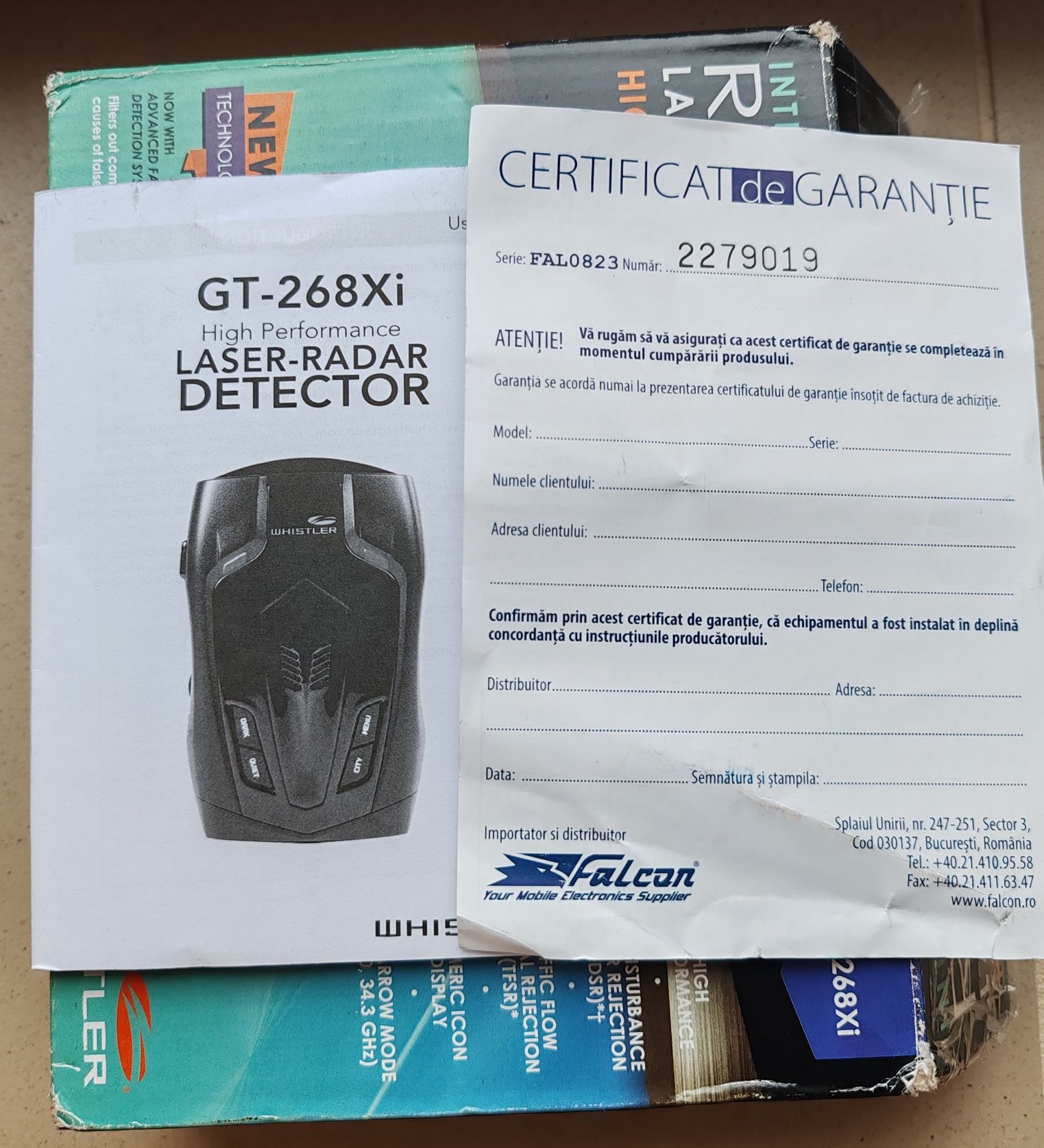 Detector Radar Whistler GT 268 Xi