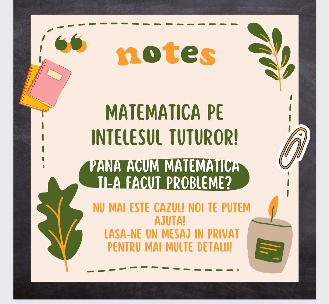 Meditații Matematică și Română