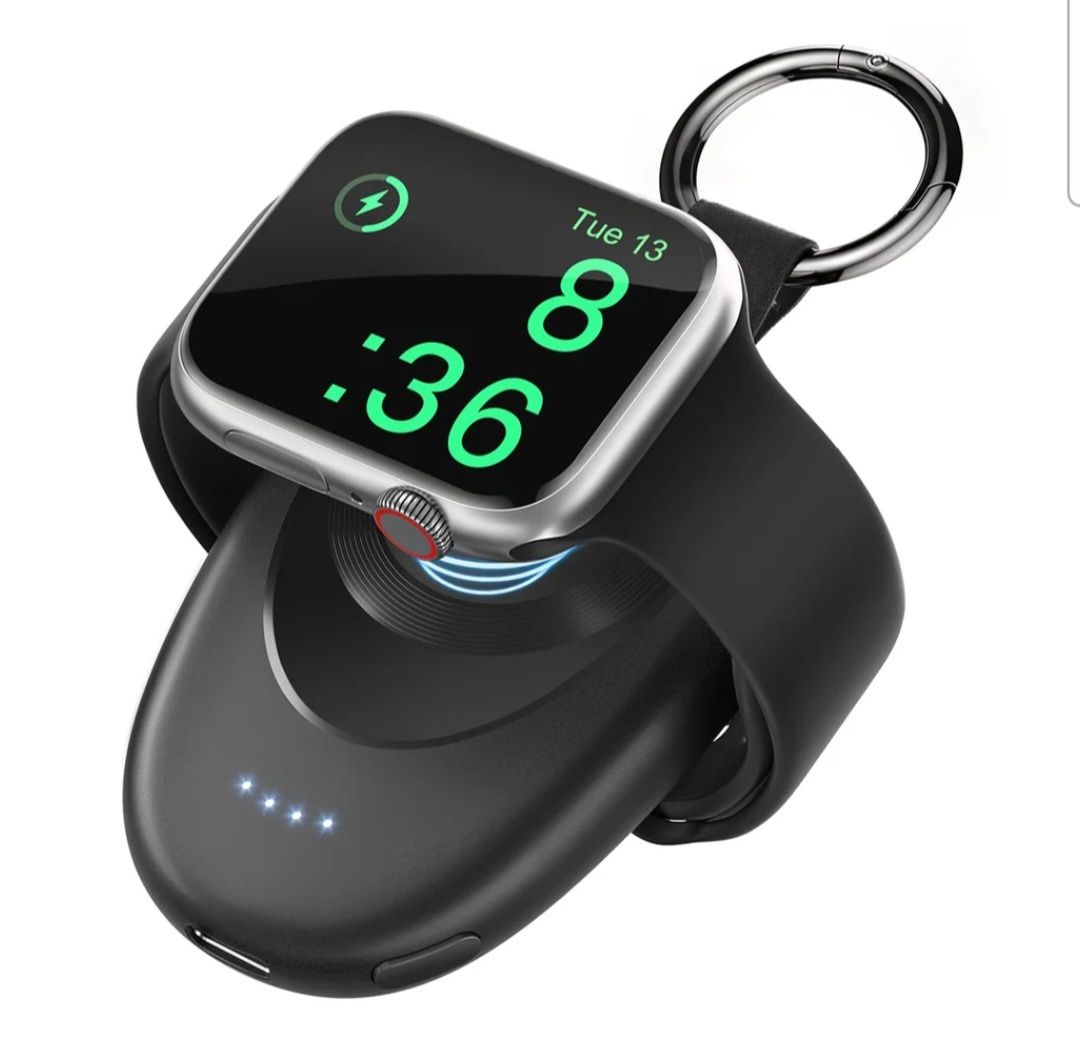 Încărcător portabil pentru Apple Watch, Power Bank de 1400 mAh