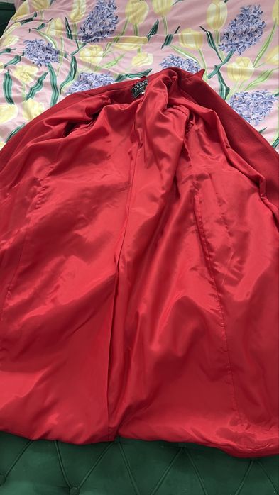 Palton cu detalii traditionale din lana si casmir Melor