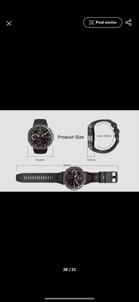 Amazfit t-rex 3 Lava