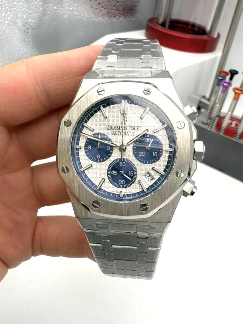 audemars piguet royal oak chronograph silver colectie