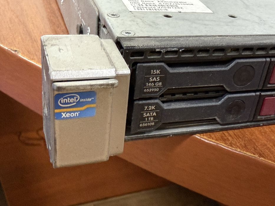 Сервер hp xeron intel