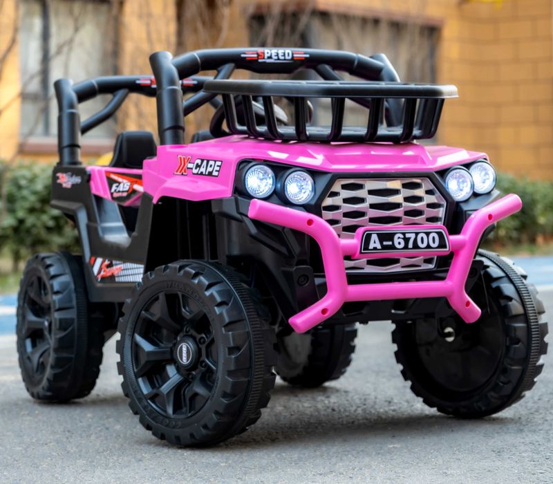 Masinuta electrica Kinderauto BJKQ6700, putere 4x 25W 12V Pink