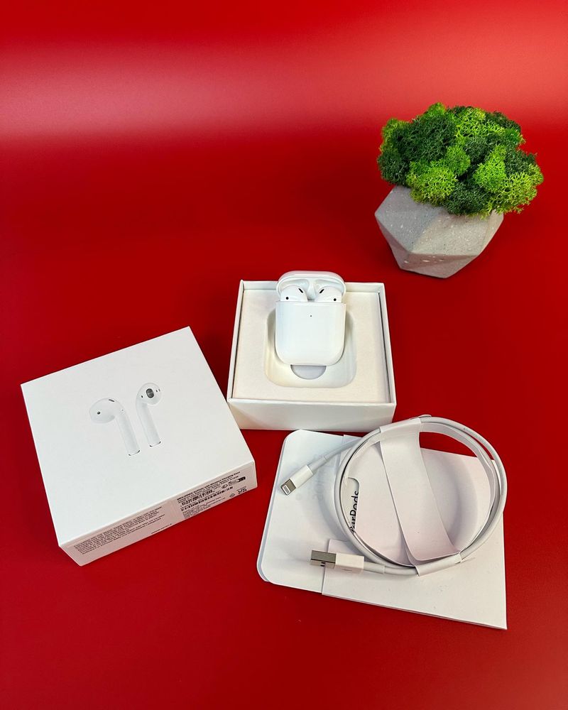 Apple AirPods  2.2 ПРЕМИУМ Гарантия и Доставка по Узбекистану  !!!