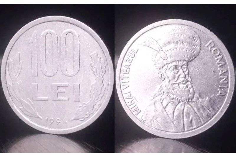 Moneda 100 lei-Mihai viteazul 1994