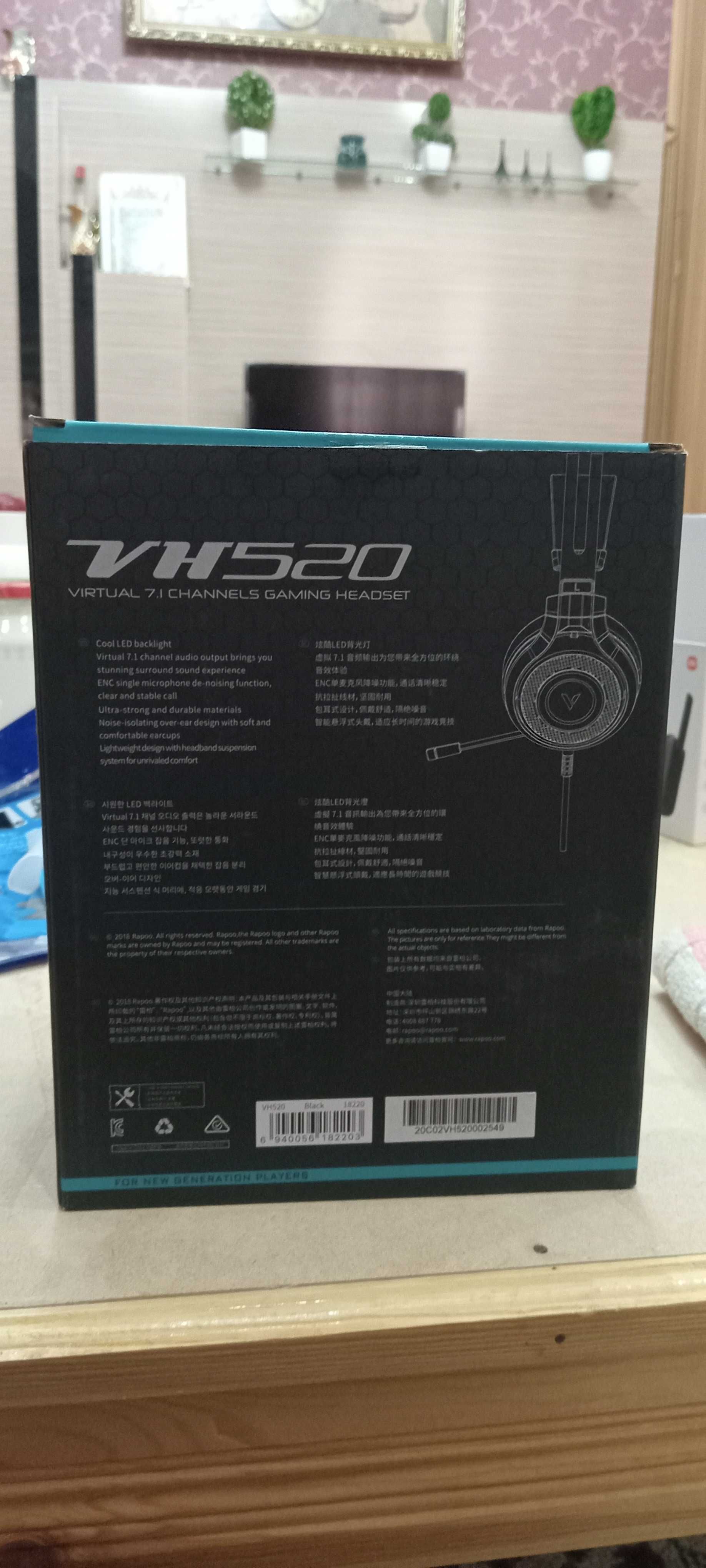 RAPOO WH520 RGB Gamer headset