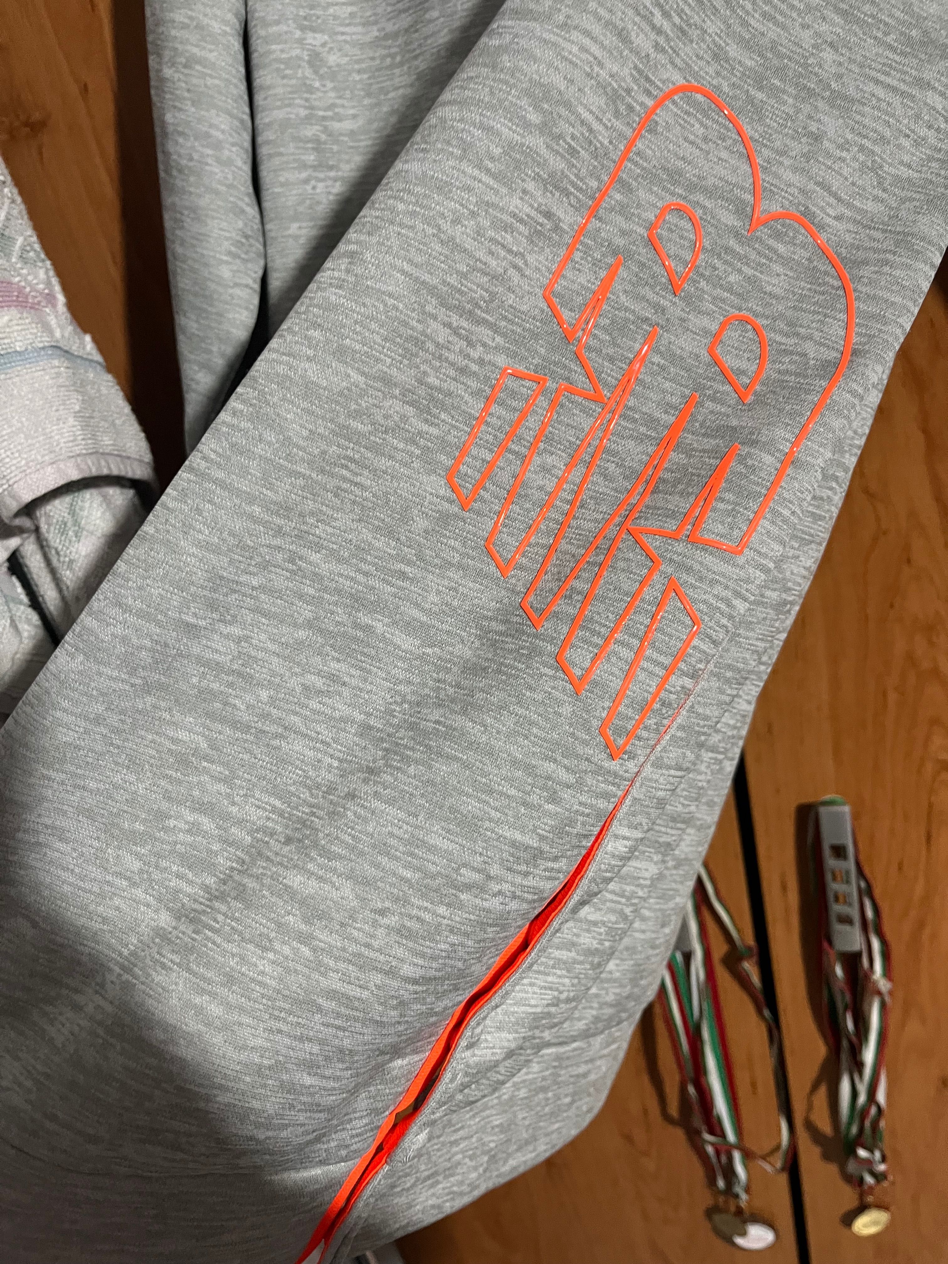 New Balance hoodie Grey and orange