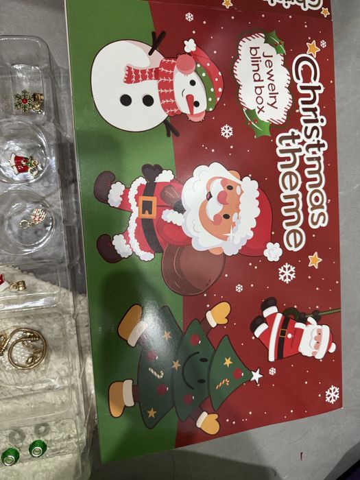 Адвент календарь с украшениями