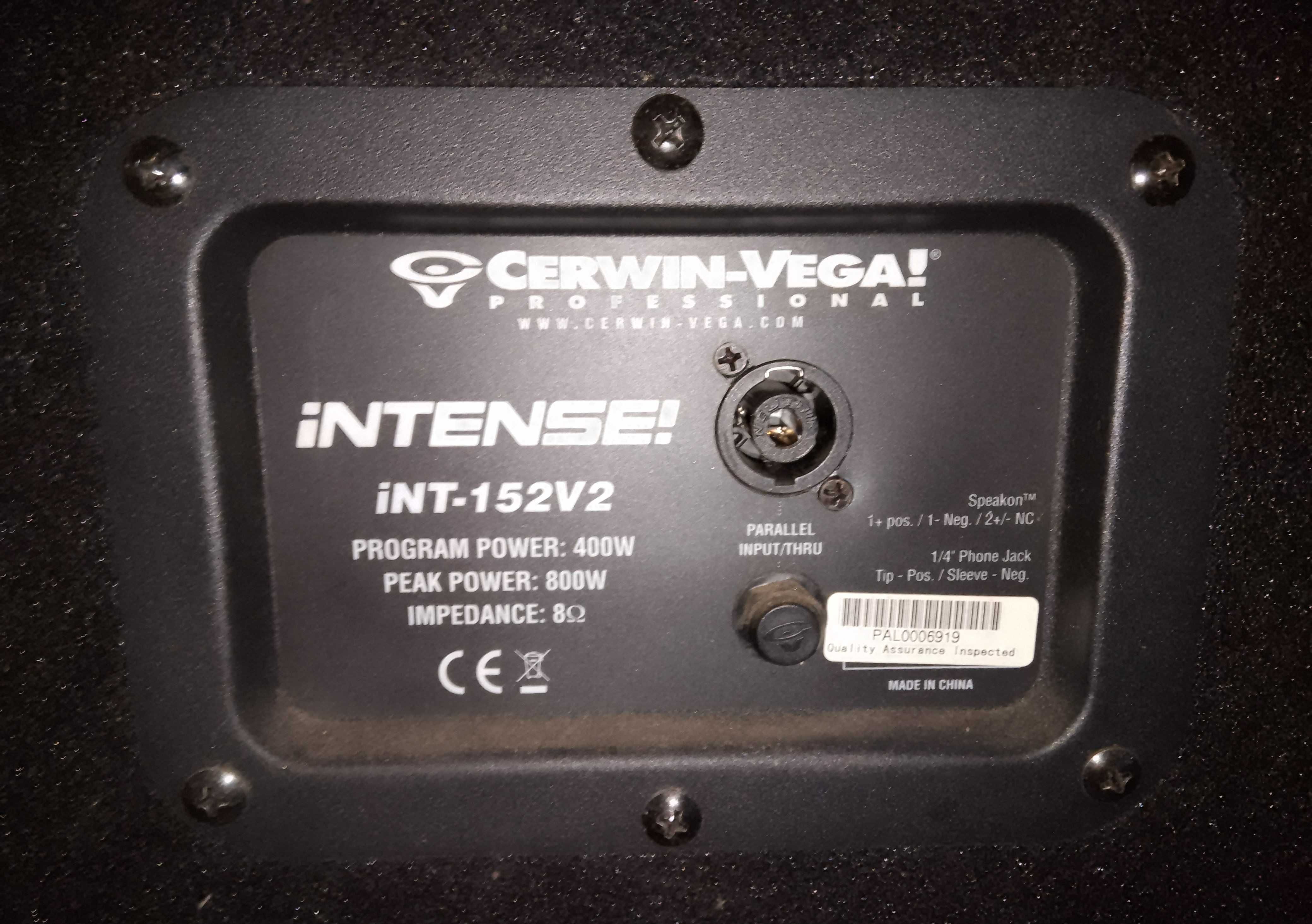 Тонколони Cerwin-Vega Pro! INT-152V2