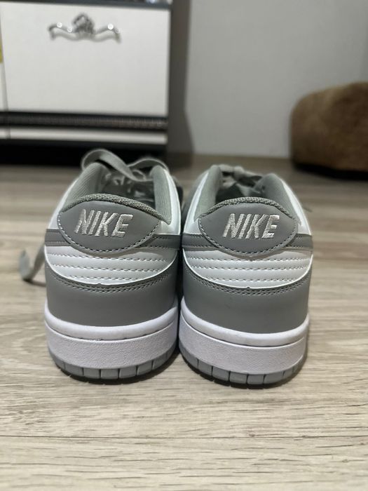 NIKE dunk low retro бяло/сиво