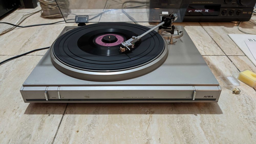 Pickup Sony PS-T15 Direct Drive sau pickup Aiwa ambele cu test video!