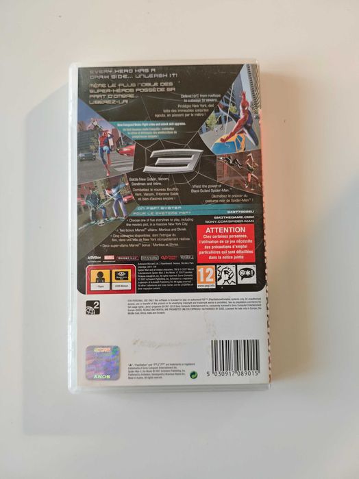 Spider Man 3 Playstation Portable PSP