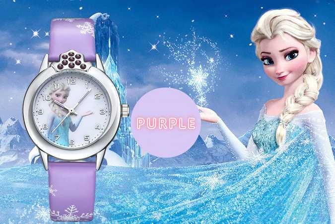 Ceas printesa Elsa Frozen Disney diferite culori si modele