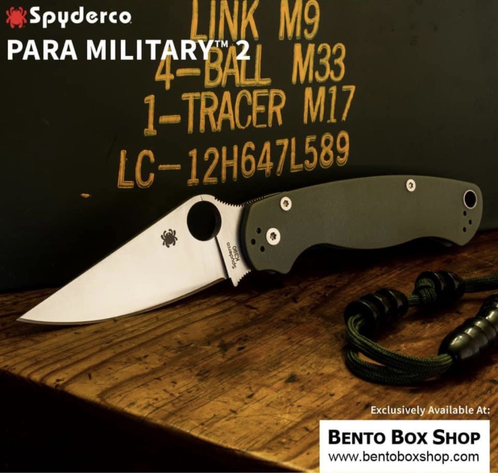 сгъваем нож SPYDERCO CPM S30V MILITARY тактически USA джобен нож