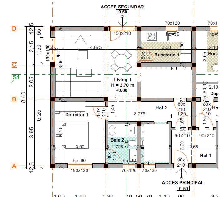 Apartament 2 Camere cu Gradina - NOU! HCC