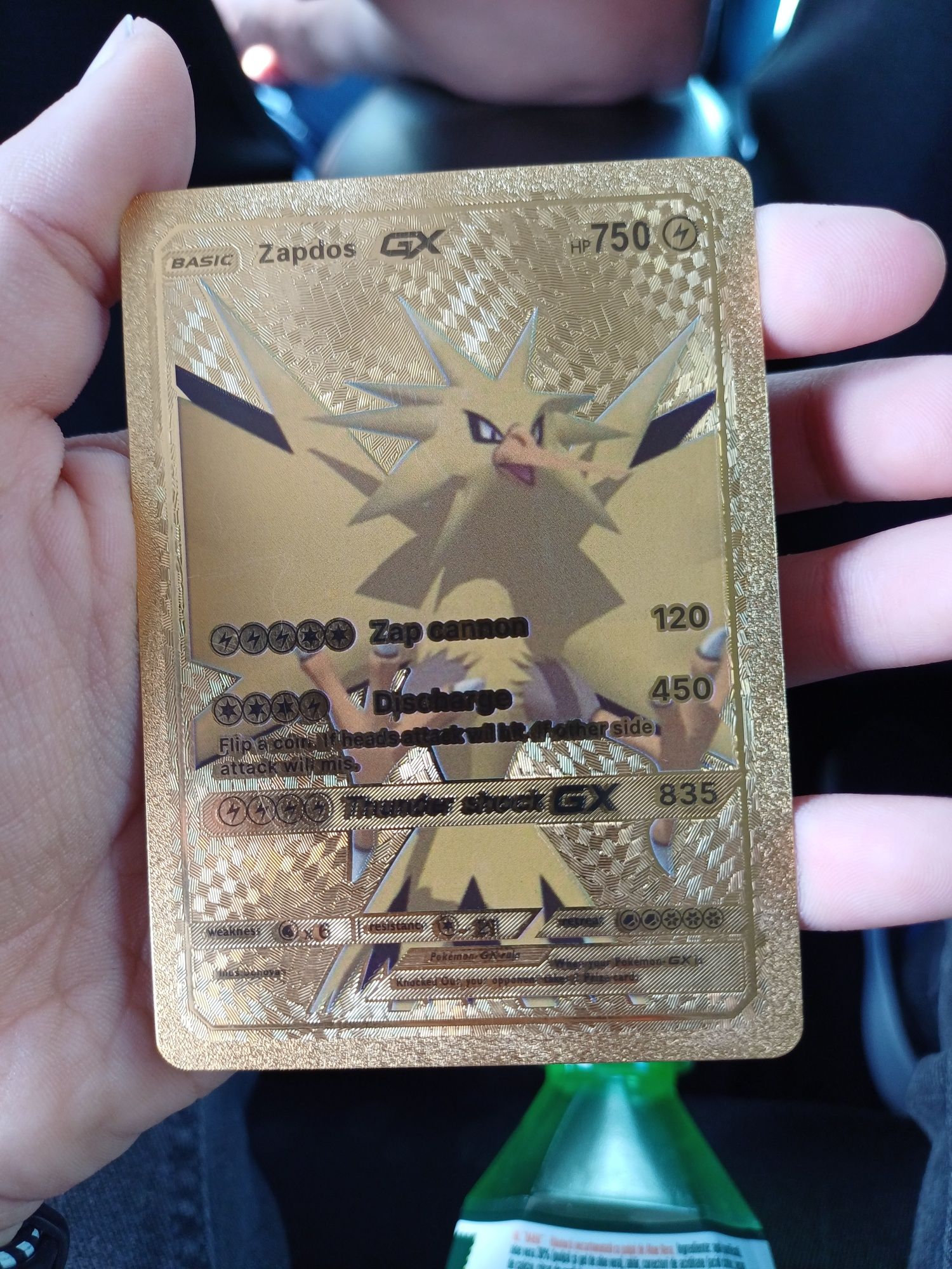 Pokemon card Zapdos GX Basic