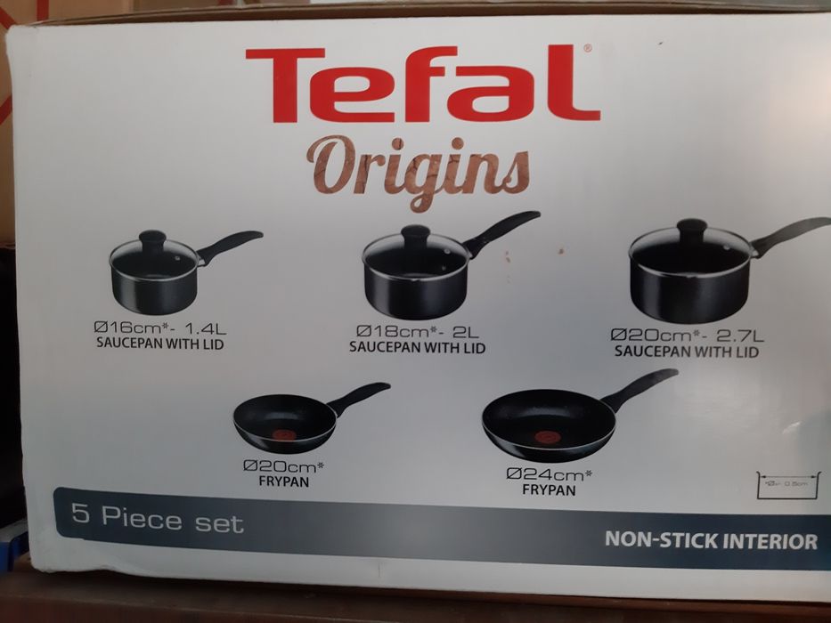 Комплект за готвене Tefal тигани и касероли