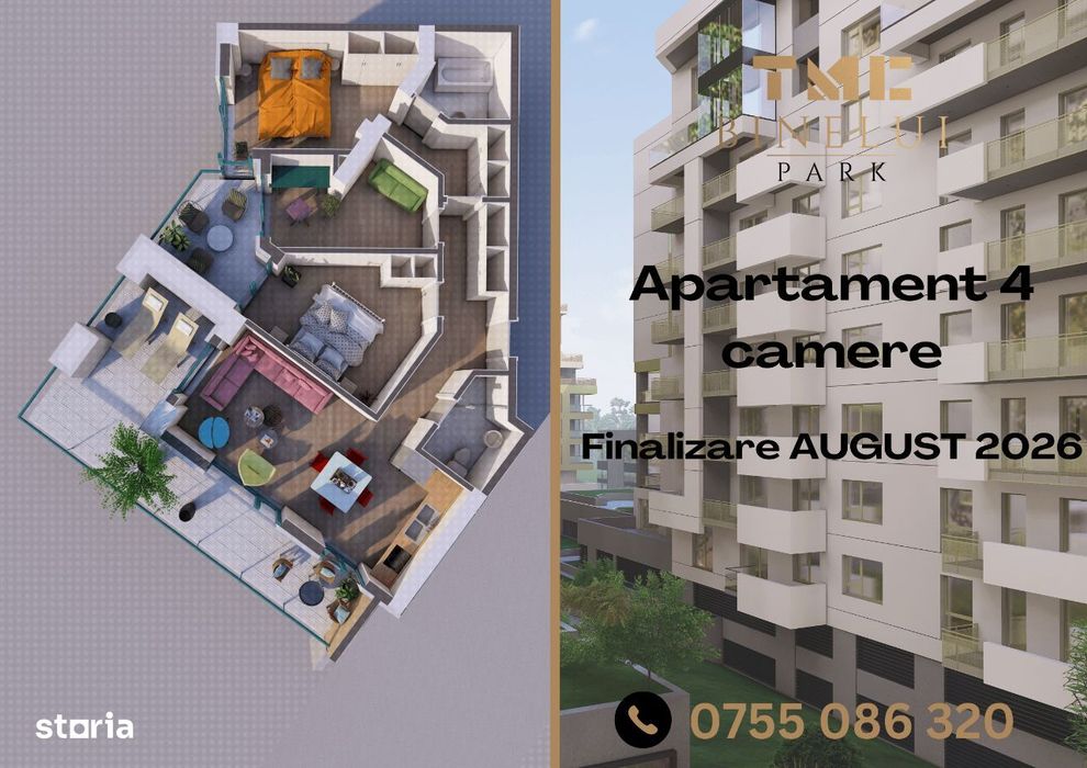 Apartament 4 camere avans 15% - cel mai bun pret din sectorul 4!