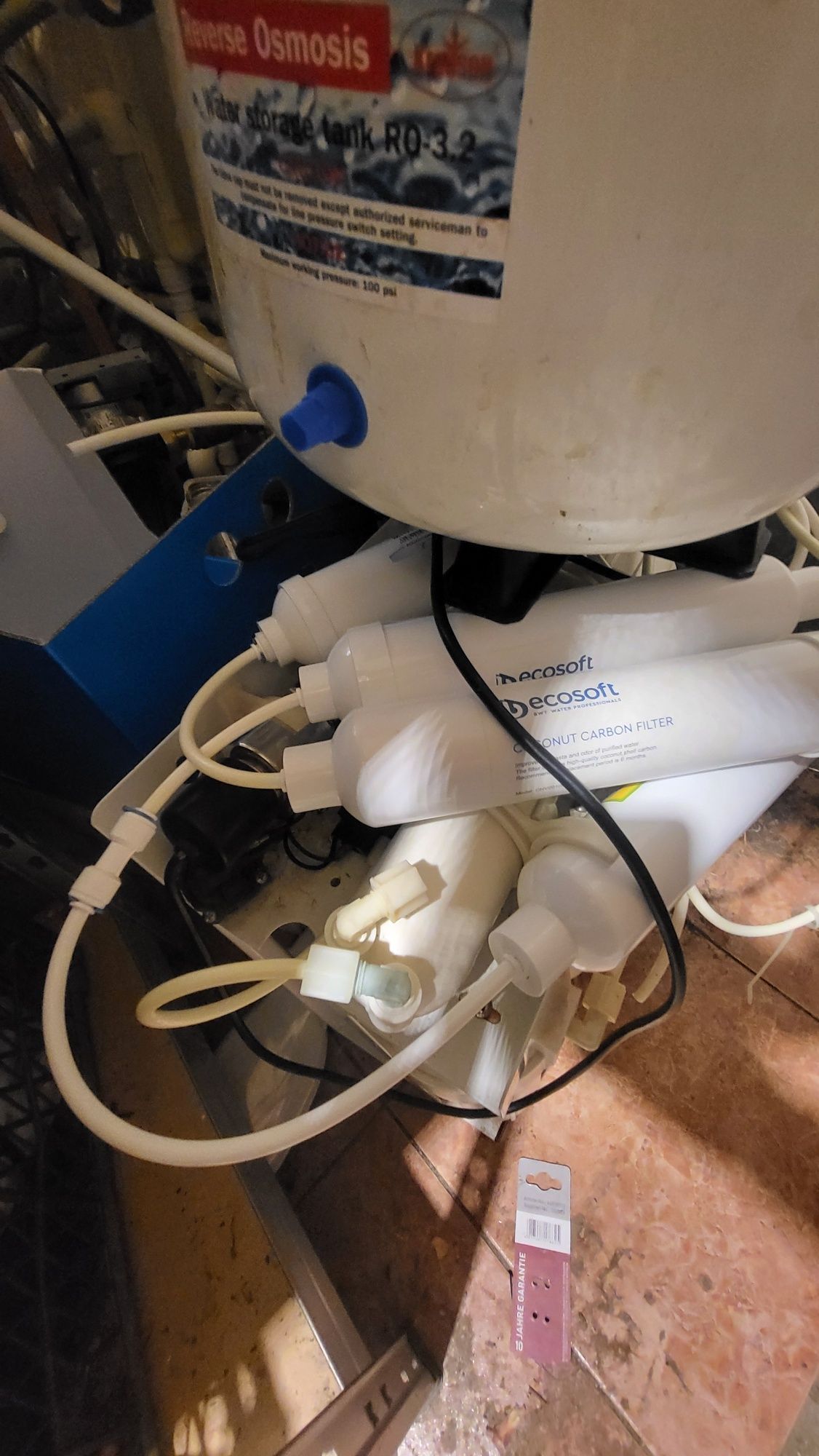 Filtu apa osmoza cu pompa si lampa UV