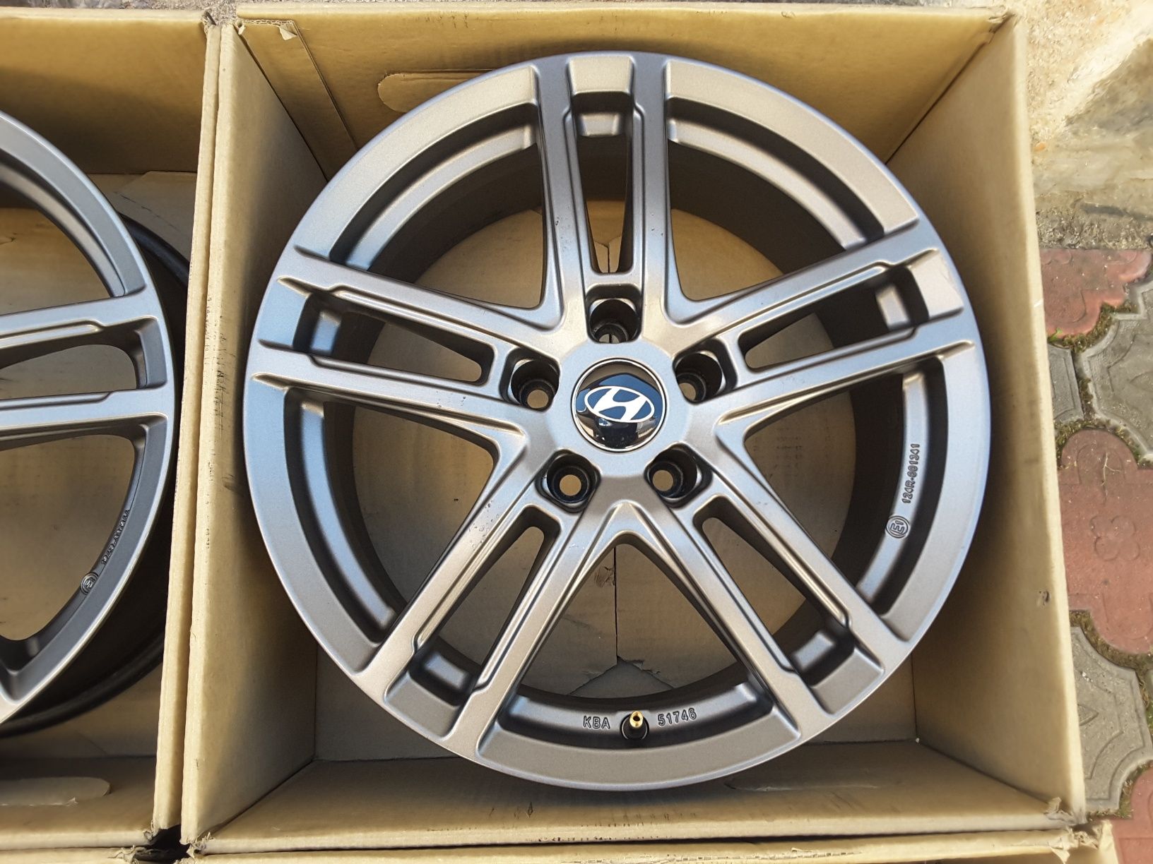jante aliaj 17; 5x114,3; Hyundai Tucson, Kona, Elantra, i40
