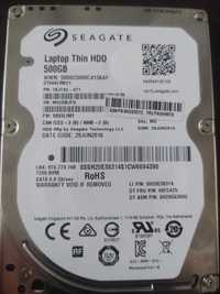 Хард диск за лаптоп 500gb Seagate 2.5", тънък диск