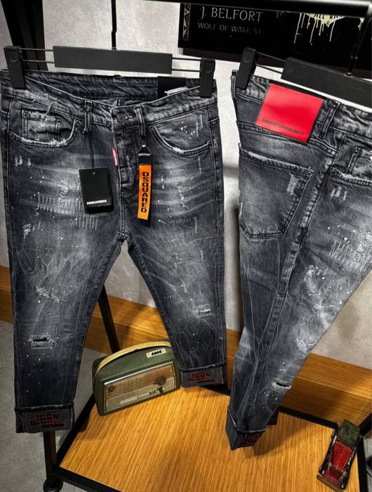 Blugi dsquared2 grey  2025