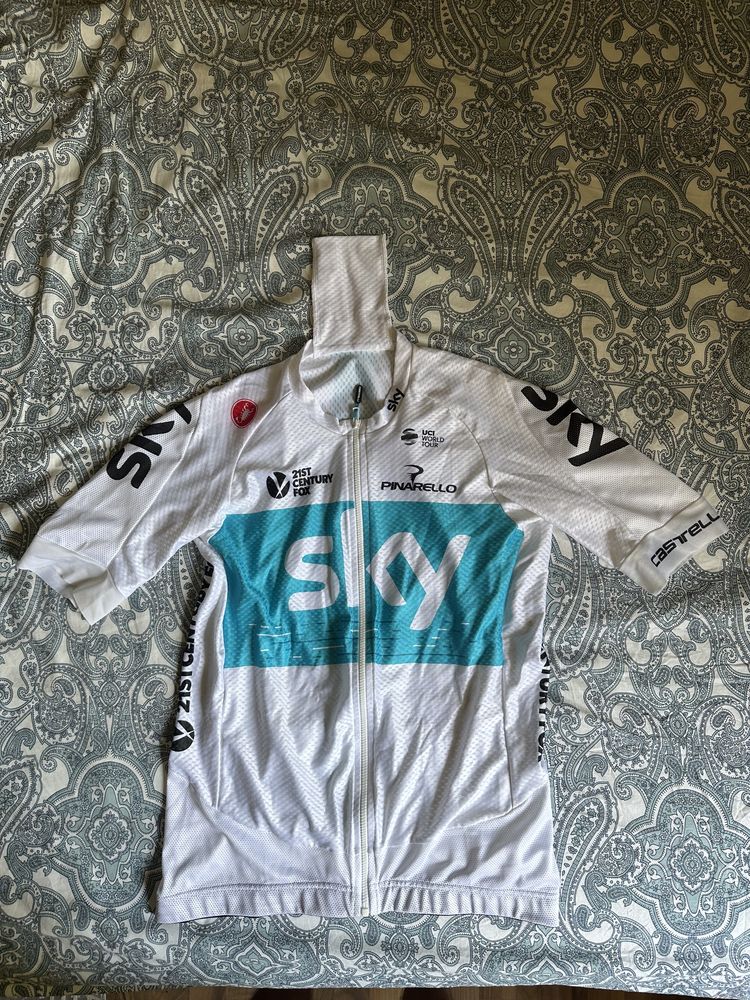 Tricou Ciclism Castelli Aero Race Team Sky